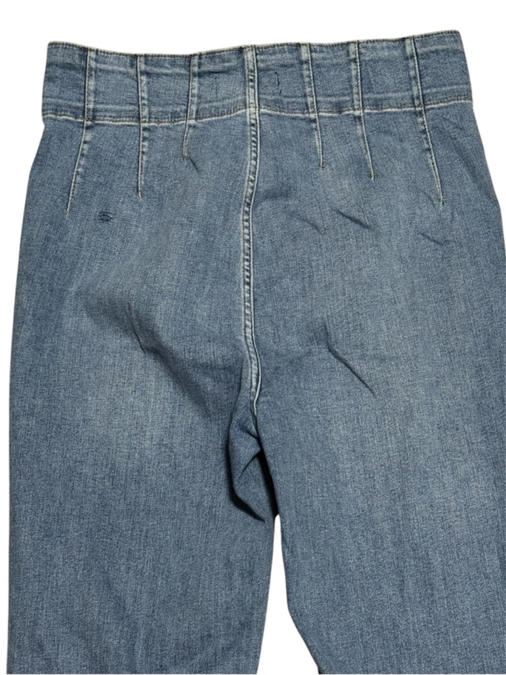 078 WE THE FREE Women's Jayde Flare Jeans, Sunburst Blue, Sz 32 - Picture 7 of 14